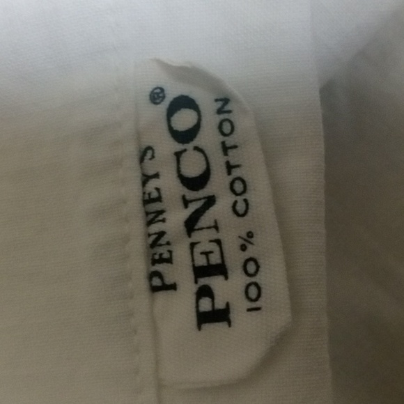 Set of 2 Vintage Penney's Penco White Cotton Pillow Case with Embroidery - Picture 7 of 11